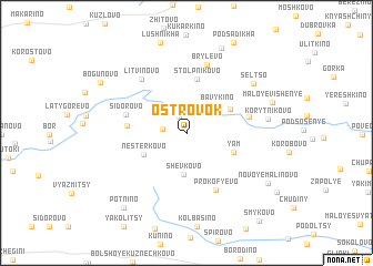 map of Ostrovok