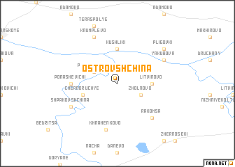 map of Ostrovshchina