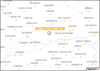 map of Ostrovshchina