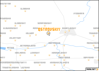 map of Ostrovskiy