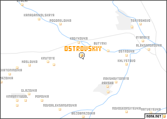 map of Ostrovskiy