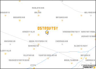 map of Ostrovtsy