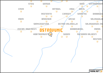 map of Ostrovu Mic