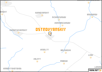 map of Ostrovyanskiy