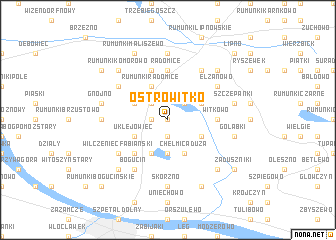 map of Ostrowitko