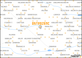 map of Ostrożeń C