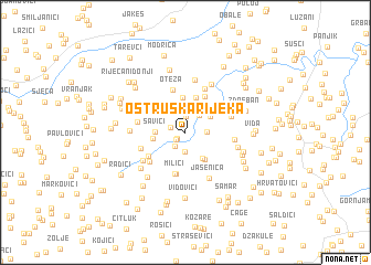 map of Ostruška Rijeka