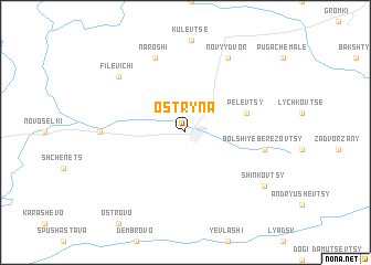 map of Ostryna