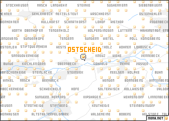 map of Ostscheid