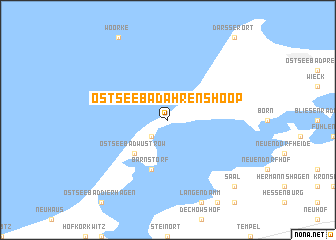 map of Ostseebad Ahrenshoop