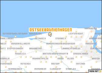 map of Ostseebad Nienhagen