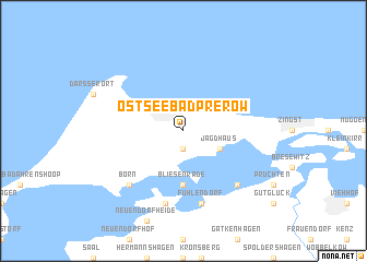 map of Ostseebad Prerow