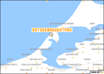 map of Ostseebad Wustrow