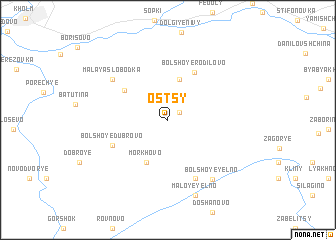 map of Ostsy