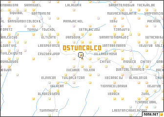 map of Ostuncalco