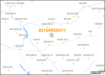 map of Ostup Pervyy