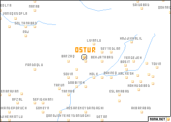 map of Ostūr