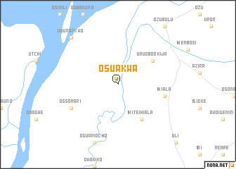 map of Osuakwa