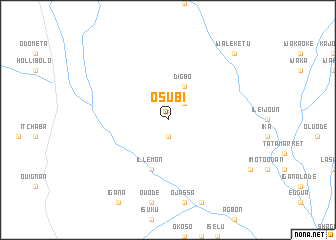 map of Osubi
