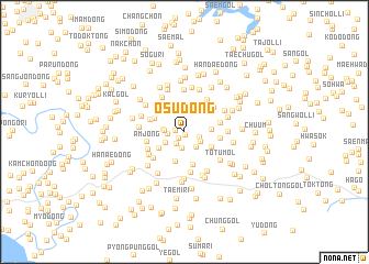 map of Ŏsu-dong