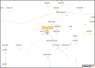 map of Osugh