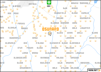 map of Osun Aro