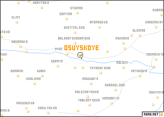 map of Osuyskoye