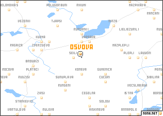 map of Osvova