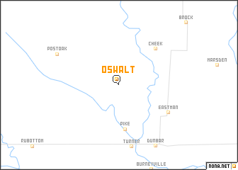map of Oswalt