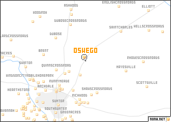 map of Oswego