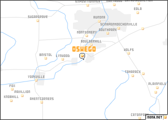 map of Oswego