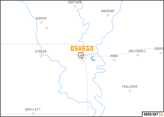 map of Oswego