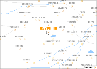 map of Osypkino