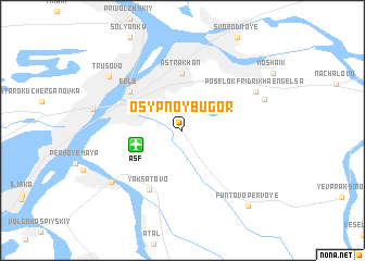 map of Osypnoy Bugor