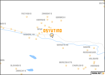 map of Osyutino