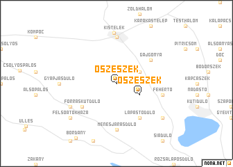 map of Öszeszék