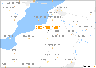 map of Oszkármajor