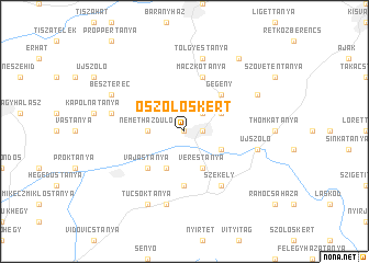 map of Ószőlőskert