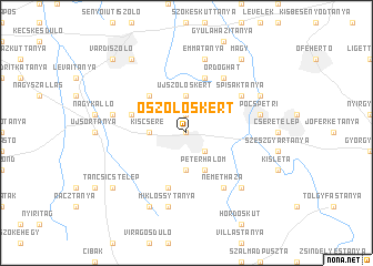 map of Ószőlőskert