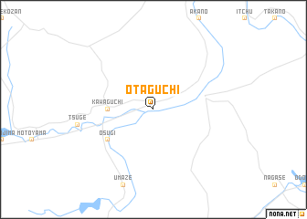 map of Ōtaguchi