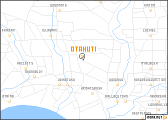 map of Otahuti