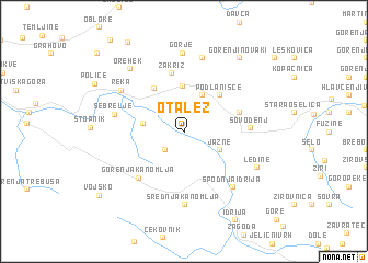 map of Otalež