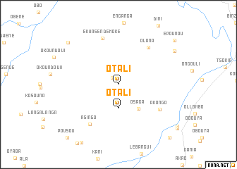 map of Otali