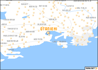 map of Otaniemi