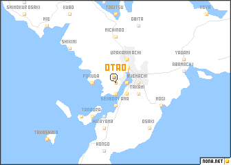 map of Ōtao