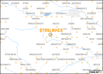 map of Otaslavice