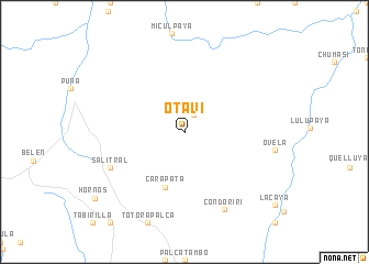 map of Otavi