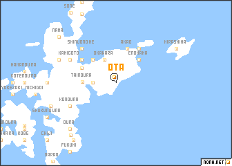 map of Ōta