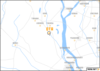 map of Ōta