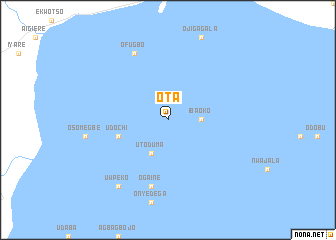 map of Ota